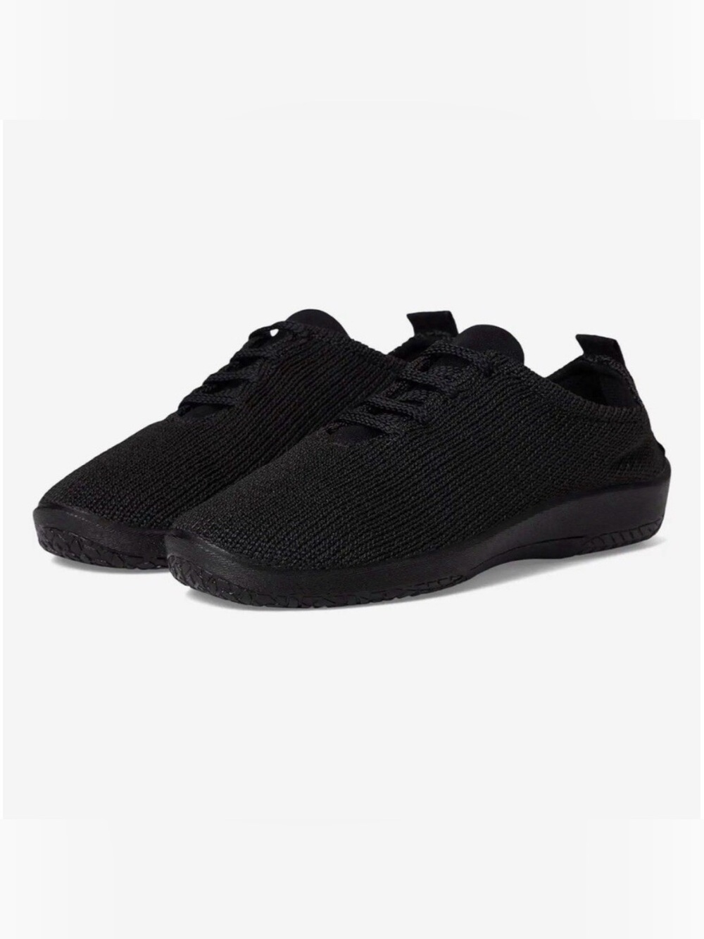 NEW Arcopedico LS Womens Size 39 US 8-8.5 Black Lace Up Oxford Sneakers Vegan